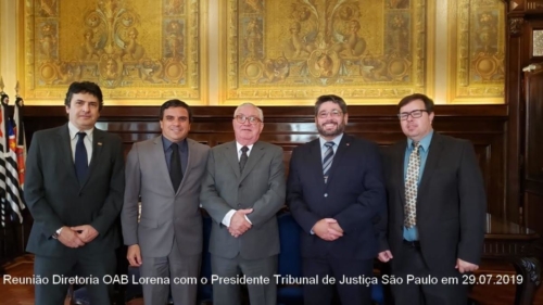 Reunião no Tribunal de Justiça São Paulo | 29.07.2019