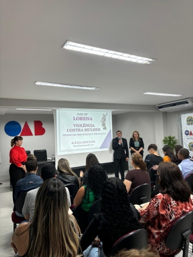 Fotos | Palestra | Violência contra a mulher | 06.08.2024